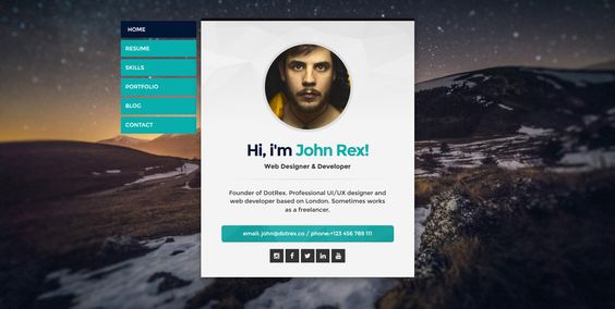 Cards - Resume & Portfolio WordPress Theme Free Download!