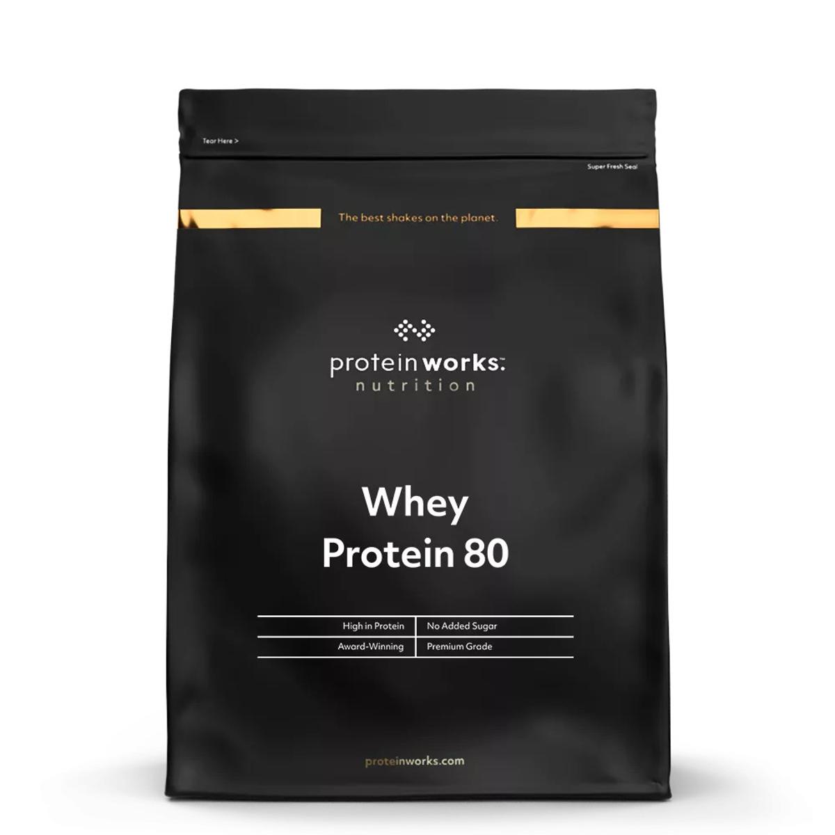 Whey Protein 80 – 500g Strawberries ‘n’ Cream Flavor