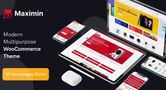 Maximin – Modern Multipurpose WooCommerce Theme Free