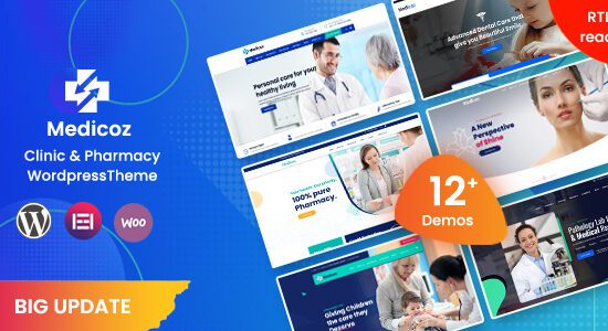 Medicoz – Clinic & Pharmacy WordPress Free Theme