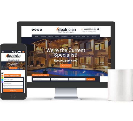 Electrician – Free Electricity Services WordPress Theme