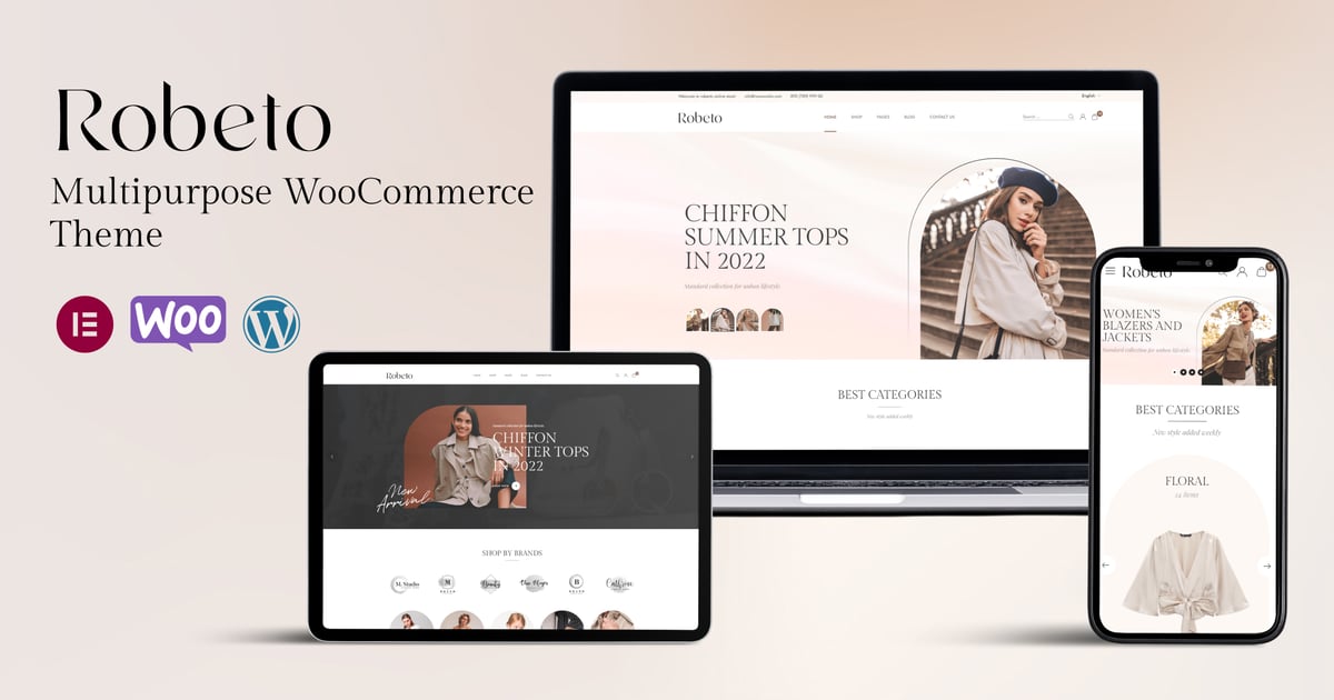 Robeto Multipurpose WooCommerce Theme Free Download