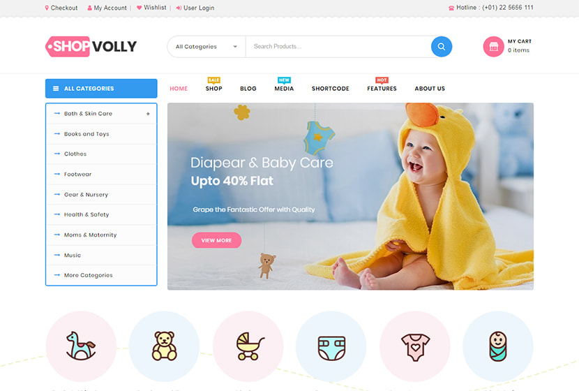 ShopVolly Multipurpose Elementor WooCommerce Theme