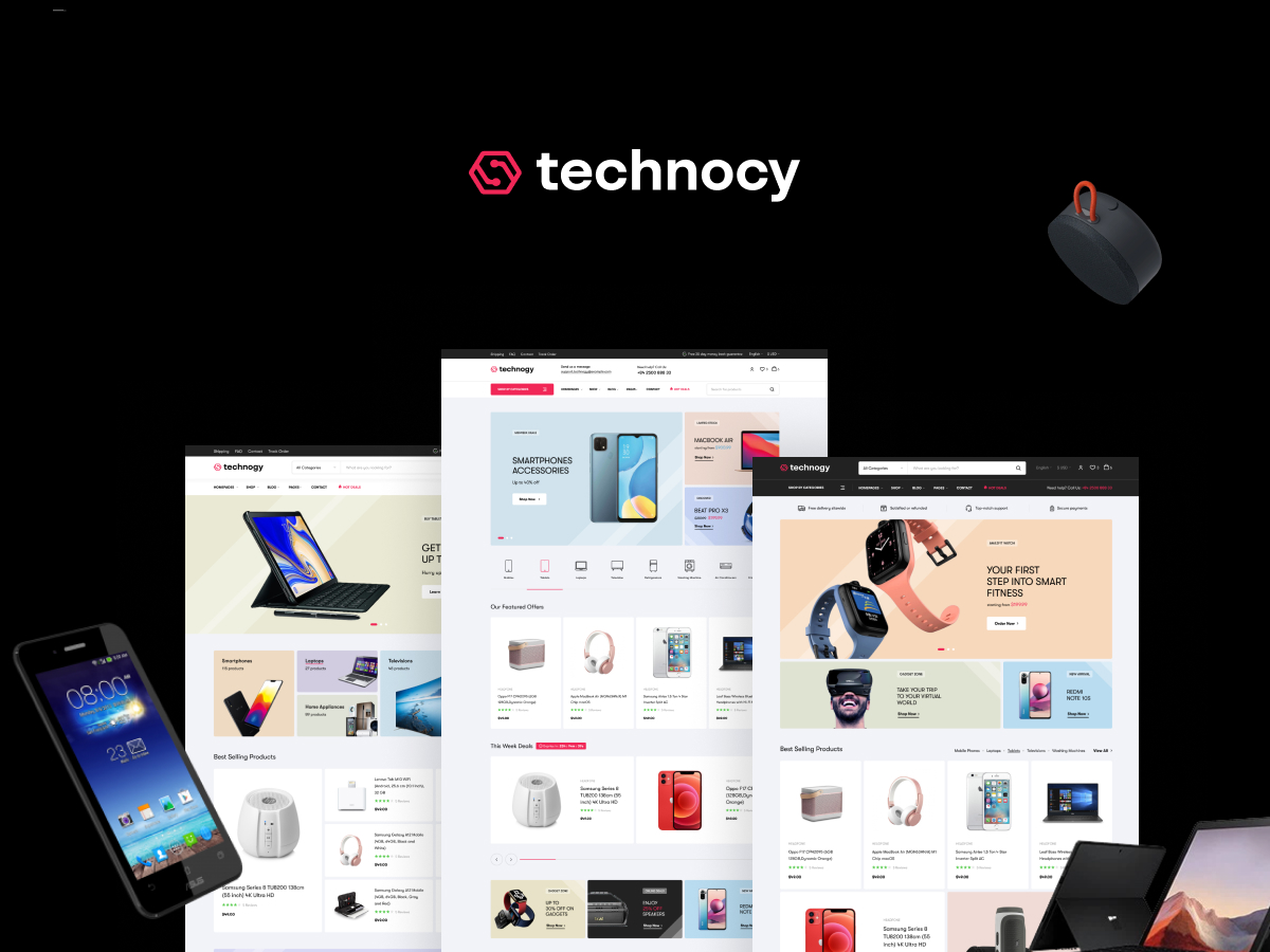 Technocy Electronics Store WooCommerce Theme Free