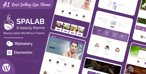 Spa Lab | Beauty Salon WordPress Theme Free Download