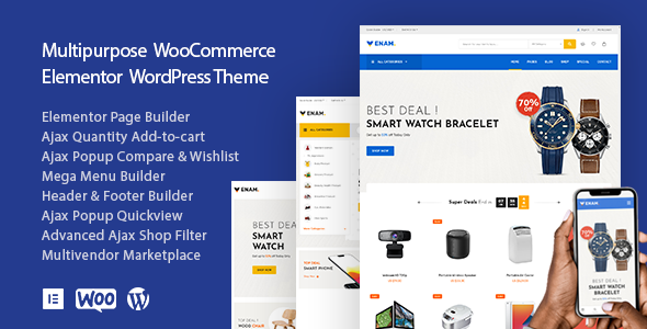 Venam Electronics Store WooCommerce Theme Free Download